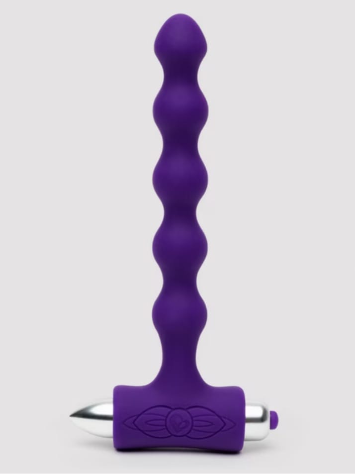 Rocks Off Petite Sensational Purple Vibrating Anal Beads